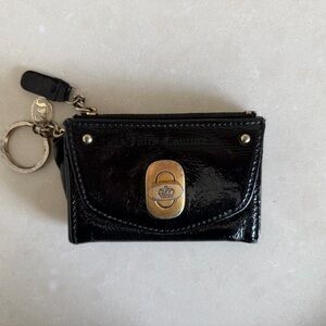Juicy Couture Black Patent Leather Wallet